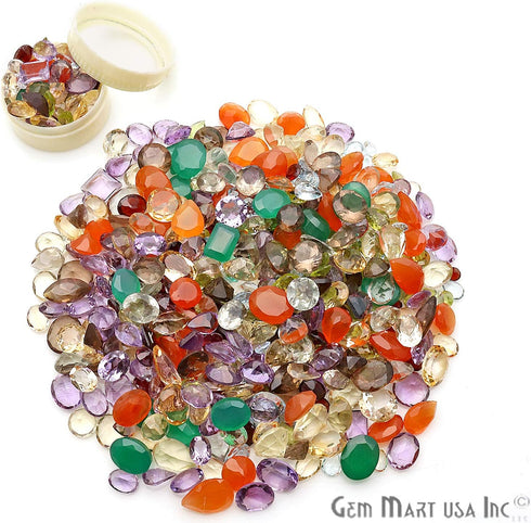 50+ Carats Mixed Gems Natural Loose Gemstones | 100% Natural Loose Gemstones bulk| Grade A+ (natural inclusions) |Hand Cut and Polished | 20-30 pi...