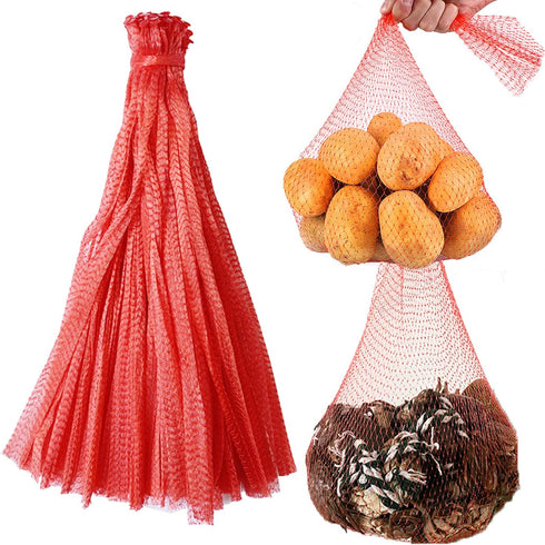 Reusable Produce Mesh Bags, 24 Inch Seafood Boil Bags for Crab Clam Shellfish Crawfish Cooking, Onion Potato Storage Eco-friendly Fruit Vegetable ...