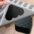 Rug Pad 12PCS Cloud Rug Tape Stickers, Reusable Washable Rug Tape Grip Carpet Corner, Dual Sided Non-Slip Rug Tape Sticker Area Rug Pads for Indoo...