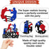 Boxing Cake Topper Bout Pugilist Infighter Beat Boxing Platform Punching Bag Glove Themed Men Kids Boy Girl Birthday Party Cake Decor Happy Bday E...