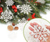 36pcs Snowflakes-Christmas Tree Decorations, Snowflake Ornaments for Tree, Plastic Glitter White Snow Flakes Ornaments, Christmas Indoor Winter Wo...