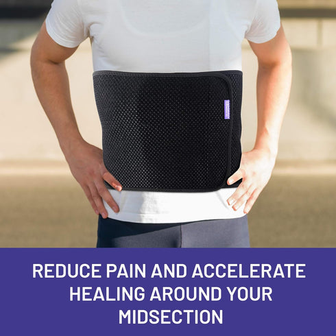 Everyday Medical Abdominal Binder Post Surgery – with Bamboo Charcoal Accelerate Healing and Reduce Swelling After C-Section, Abdomen Surgeries, T...