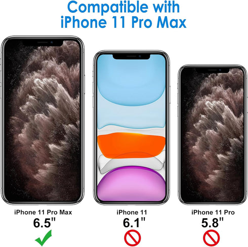 JETech Case for iPhone 11 Pro Max 6.5-Inch, Non-Yellowing Shockproof Phone Bumper Cover, Anti-Scratch Clear Back (Rose Gold)...