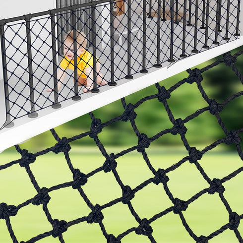 Safety Net for Balcony,Stair Rope Net,Safety Netting for Railings,Suitable for Children's Playgrounds, Stair, Railing, Indoor and Outdoor Decorati...
