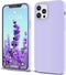 IceSword iPhone 12 Pro Max Case, Liquid Silicone Shockproof Cover, Lavender Purple, 6.7" Protective & Soft Microfiber Lining...