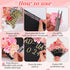 ywevyezc 58Pcs Graduation Cap Decoration kit Grad Cap Decoration Graduation Cap Faux Flowers 3D Butterfly Stickers Rhinestones Stickers kit for Gr...