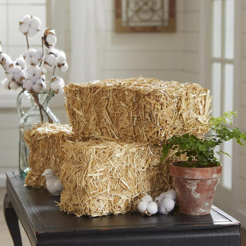 FloraCraft Decorative Straw Bale 5 Inch x 6 Inch x 13 Inch Natural...