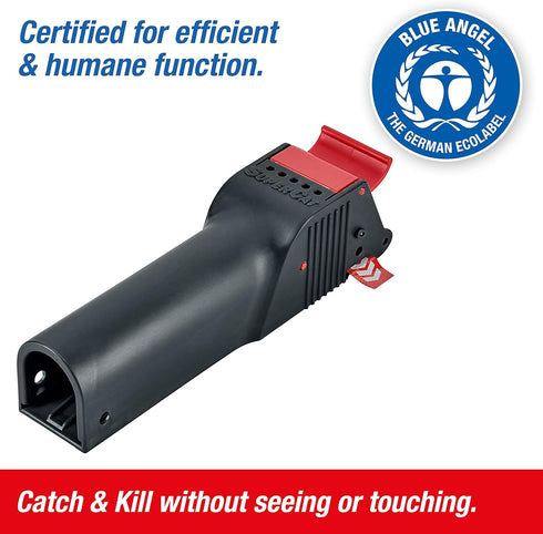 Mouse Trap Indoor for Home - Quick Humane Mice Kill - Outdoor Rat Trap – Tunnel No See No Touch Rodent Snap Catcher - Reusable and Safe for Famili...