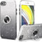 for iPhone SE 2020 Case Glitte,Slim Sparkly Case with 360°Ring Holder Kickstand Magnetic Car Mount Shock-Absorbent Sturdy Cover,for iPhone 8/7/SE ...