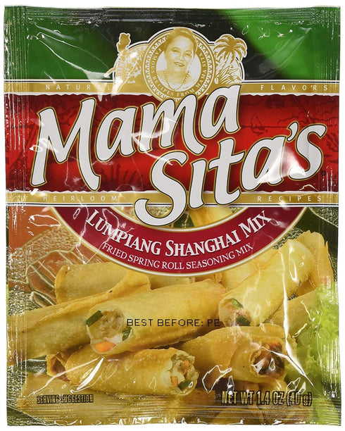 Mama Sitas Lumpiang Shanghai Mix (Fried Spring Roll Seasoning Mix) 2 Pack...