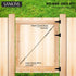 SANKINS Anti-Sag Gate Kits for Wooden Fence, Black Anti-Sagging Gate Support Cable Kit Hardware, Gate Sag Frame Kit Hardware for Wooden Fence, Woo...