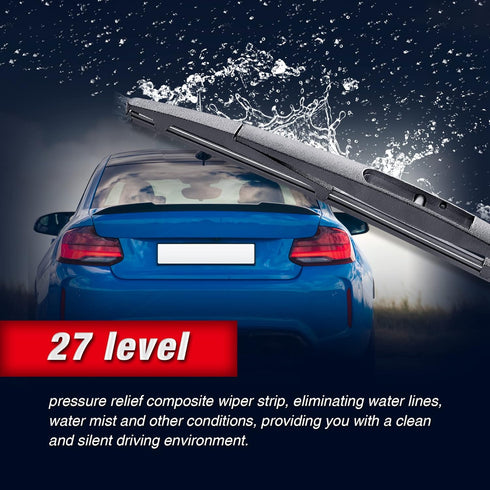 12"Rear Wiper Blade Replacement for Honda CRV 2022-2017,Element 11-03,Subaru Crosstrek 2022-2016,Impreza 14-12,Pathfinder 12-05 Murano 21-09 Rear ...