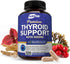NutriFlair Thyroid Support Complex, 120 Capsules - with Iodine, Black Pepper, Ashwagandha, Vitamin B12 - Thyroid Supplement for Women and Men...