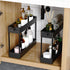 SPACEKEEPER Slim Rolling Storage Cart 4 Tier Bathroom Organizer Cart Mobile Shelving Unit Slide Out Utility Cart for Kitchen, Bthroom, Makeup, Cra...