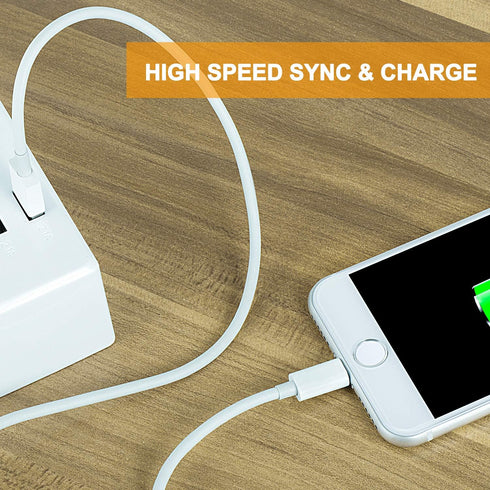 iPhone Charger,Atill 5 Pack 3ft/3ft/3ft/6ft/10ft Lightning Cable iPhone Charging Syncing Cord Charger Cable Compatible iPhone 14/13/12/12Pro/12Pro...