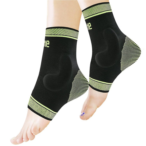 Adjustable Foot Socks, Ankle Brace Compression Support Sleeve with Silicone Gel, Arch Support - Boosts Recovery from Joint Pain, Sprain, Plantar F...