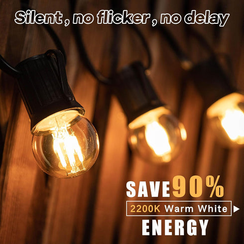 3 Watt Dimmable Low Wattage LED Bulbs Equivalent to 25 Watt Light Bulbs,E26 Standard Base G40 Small Globe Light Bulbs,2200K Warm Light for Bedroom...