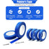 Blue Painters Tape, 1Inch x 50 Yards 4 Rolls Residue Free Wall Painting Tape, Blue Masking Tape for Multi-Surface, Produce Sharp Lines, Masking Ta...