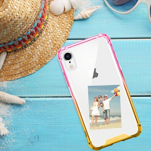 Salawat Compatible iPhone Xr Case, Clear Slim Anti Scratch TPU Bumper Shockproof Protective Case for iPhone Xr 6.1inch 2018 (Pink Gold)...