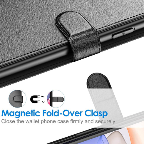 JETech Wallet Case for iPhone 11 6.1-Inch, Shockproof PU Leather Magnetic Flip Cover with Card Holder and Stand Feature (Black)...