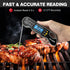 Waterproof Digital Instant Read Meat Thermometer with 4.6” Folding Probe Backlight & Calibration Function for Cooking Food Candy, BBQ Grill, Liqui...