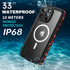 BEASTEK iPhone 14 Pro Waterproof Case, TRE Series MagSafe Shockproof Dustproof IP68 Case with Built-in Screen Protector and Mag Safe Anti-Scratch ...