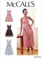 McCall's Patterns McCall's Women's Shoulder Strap Button Up Dress, Sizes 14-22 Sewing Pattern, White...