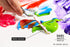 Liquitex BASICS Acrylic Paint Set, 6 x 22ml (0.74-oz) Tube Paint Set, Fluorescent...