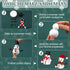 9 Pack Snowman Craft Kit for Kids Christmas Snowman DIY Craft Kit Build Snowman Decorating Kit Snowman Modeling Clay Hats Buttons Scarfs Kit Snowm...