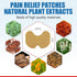 Pain Relief Patches, Knee Pain Relief Patches, 24 Count, for Back, Neck, Shoulder, Knee Pain and Muscle Soreness, 8 Hours Heat Therapy Relief...