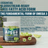 Vegan Omega 3 Gummies 1000mg, Omega 3 Fish Oil Alternative, Marine Algae Omega 3 Supplement DHA 460mg, EPA 230mg w/Vitamin B12, Folate, PS for Bra...