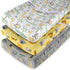 GROW WILD Changing Pad Cover 3 Pack | Soft & Stretchy Jersey Cotton | Baby Changing Table Pad Cover | Diaper Changing Pad Covers for Girls and Boy...