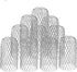 10 Pack Gutter Guard 3 Inch Expandable Aluminium Filter Strainer, Gutter Downspout Guard for Stopping Blockage Leaves and Debris...