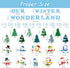 Haooryx 83Pcs Christmas Winter Snowmen Bulletin Board Set Classroom Decoration, Snow Snowman Patterned Paper Cut-Outs Blackboard Border Decor for ...