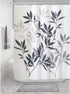 InterDesign 35620 Shower Curtain, 72 in W X 72 in L X 1/8 in T, Polyester, Neutral Black/Gray...