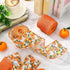 Orange Wired Edge Ribbon 20 Yards Tangerine Fabric Ribbon Little Cutie Craft Ribbon for Baby Shower Birthday Wreath Bow DIY Crafts, 2 Roll...