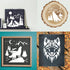 11 Pcs Wolf Stencils Forest Mountain Tree Stencils for Wood Burning Stencil Template Stencils for Painting on Wood Crafts Home Decors (Wolf)...