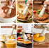 Oil Dispenser Bottle with Heat Resistant Brush, Glass Oil Dispenser for Kitchen, Oil Container with Silicone Basting & Pastry Brush for Cooking BB...