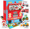 Curious Columbus Vehicles Fridge Magnets for Toddlers 1-3 Year Olds. Large Foam Refrigerator Magnets for Kids Baby and 3-5 Years Old. Magnetic ABC...