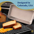 Ultra Cuisine Nonstick Bread Pan - 9.5x5 inch Loaf Pan, 1 lb - Easy Clean, Quality, Durable Bread Tin for Oven Baking Quick Bread, Meatloaf, Banan...