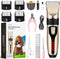 Dog Grooming Kit and Dog Paw Trimmer - Electric Quiet Cat Hair Clippers Set Pet Hair Clippers for Thick Coats Low Noise Cordless Pet Grooming Kit ...
