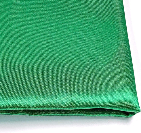 Charmeuse Satin Dark Green Fabric, 60" Wide, Silky, for Wedding,Bridal,Decoration, Fashion,Apparel Crafts by 1Yard...