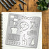 Soccer Stencil for Painting Stainless Steel Sport Football Drawing Stencils 6.15 inches Championship Trophy Football Boots Metal Stencil Soccer Th...