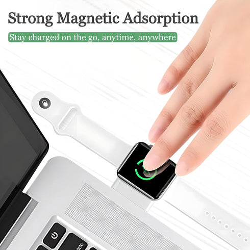 Wireless Charger for Apple Watch (2 Pack), USB Portable Magnetic Fast Charging Travel Car Chargers for iWatch Compatible with Series 9 8 7 SE 6 5 ...