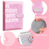 100 Day Money Saving Challenge Binder, Reusable Budget Book with Cash Filled Envelope Frosted Cover Money Binder Cash Savings Challenge Storage Bo...