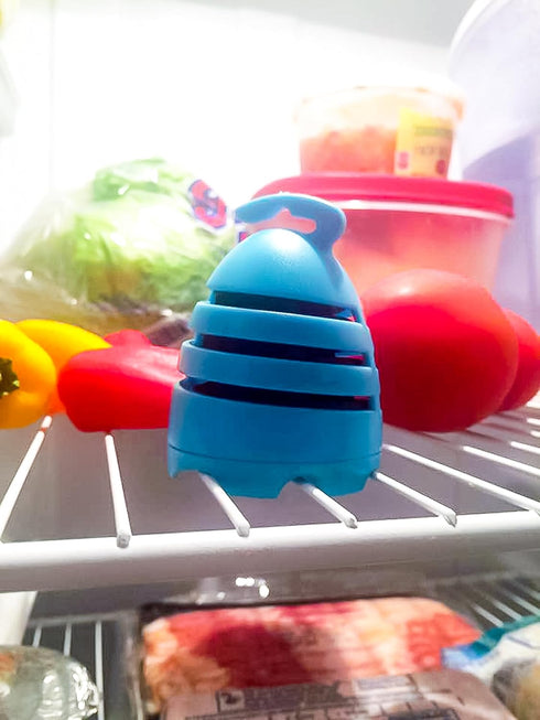 Camco Adjustable Fridge Deodorizer - For Your Fridge and Freezer - Absorbs and Traps Unpleasant Odors for up to 6 Months (44180) , Blue......