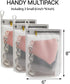 TENRAI 3 Packs Delicate Laundry Bags for Reusable Face Masks and Reusable Makeup Remover Pads,Fine Mesh Wash Bags,Use YKK Zipper, with Hanger Loop...