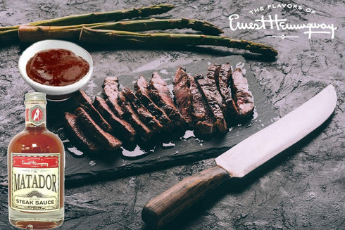 Flavors of Ernest Hemingway Sauces, Matador Steak Sauce, 12ozs, 2 Pack, Gluten Free, No MSG, No HFCS...