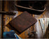 Mens Wallet Real Leather Bifold RFID Blocking High Capacity Card Case with 2 ID Window in Gift Box (Crazy Horse, Cognac)...