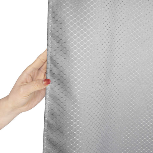 AooHome 75 Inch Long Shower Curtain, Durable Polyester 72" Width Bathroom Curtain Waffle Weave Plaid Design with Hooks, Weighted Bottom, Heavy Dut...